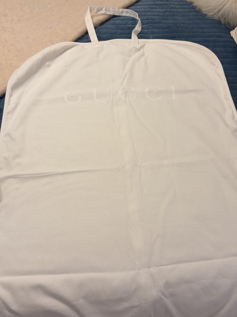 Gucci White Luxury Garment Bag